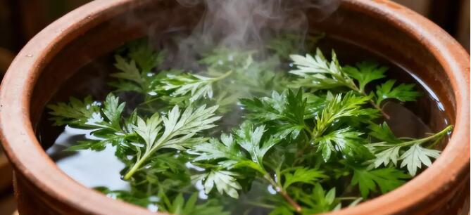 坚持艾叶泡脚一段时间